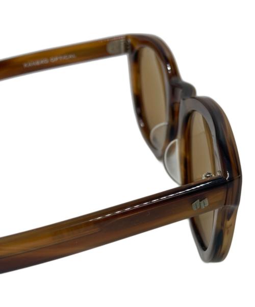 nonnative（ノンネイティブ）nonnative (ノンネイティブ) 金子眼鏡 (カネコガンキョウ) サングラス ブラウンの古着・服飾アイテム