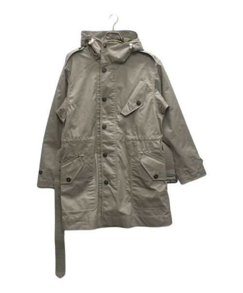 POLO RALPH LAUREN（ポロ・ラルフローレン）POLO RALPH LAUREN (ポロ・ラルフローレン) コットンナイロンフーデッドフィールドコート グレー サイズ:Sの古着・服飾アイテム