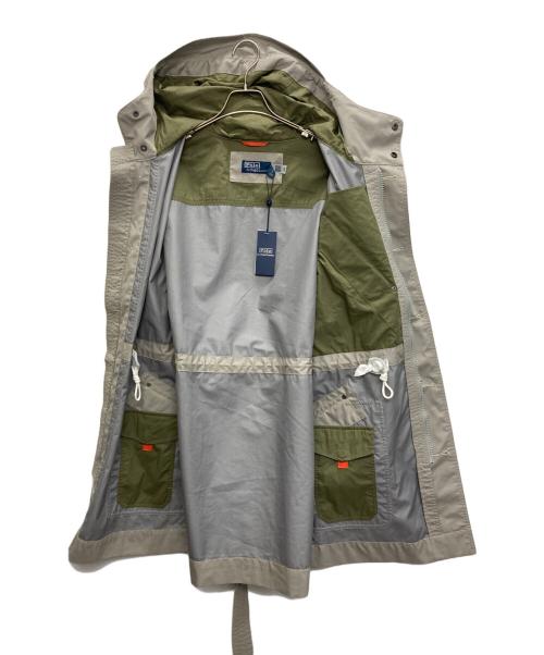 POLO RALPH LAUREN（ポロ・ラルフローレン）POLO RALPH LAUREN (ポロ・ラルフローレン) コットンナイロンフーデッドフィールドコート グレー サイズ:Sの古着・服飾アイテム