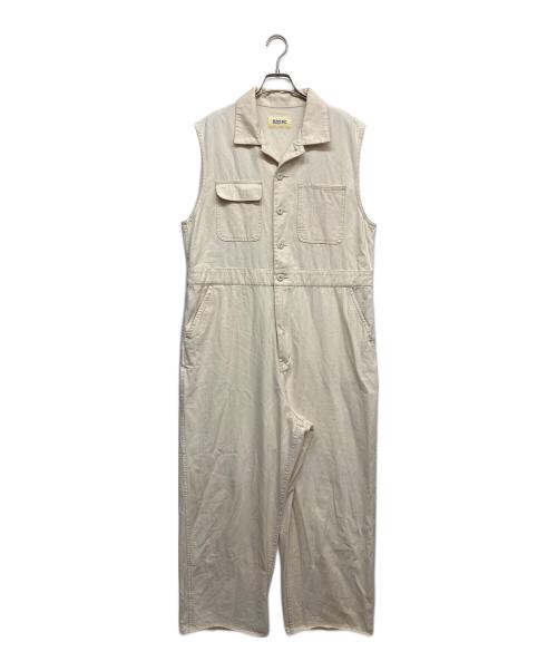 BEAMS BOY（ビームスボーイ）BEAMS BOY (ビームスボーイ) ワークノースリーブオールインワンオールインワン アイボリー サイズ:FREEの古着・服飾アイテム
