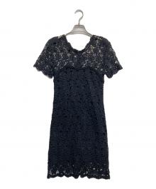sea NEW YORK（シー ニューヨーク）の古着「クロシェワンピース」｜ブラック