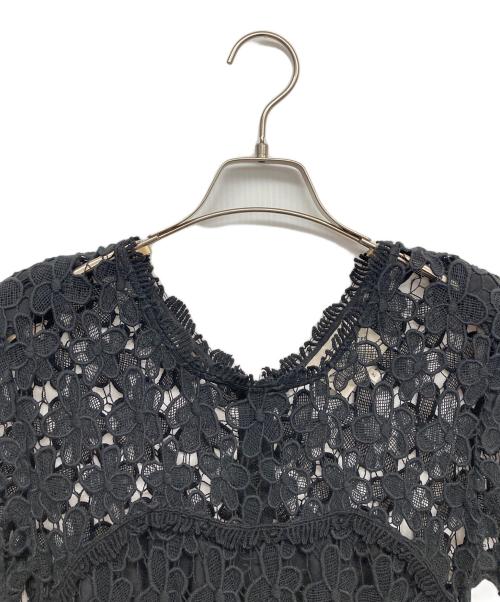 sea NEW YORK（シー ニューヨーク）Sea NEW YORK (シー ニューヨーク) クロシェワンピース ブラック サイズ:2の古着・服飾アイテム