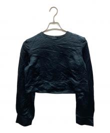 08sircus（ゼロエイトサーカス）の古着「satin capesleeve top」｜ブルー