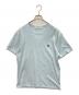 maison kitsune（メゾンキツネ）の古着「ロゴTシャツ」｜スカイブルー