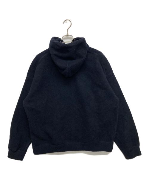 ESTNATION（エストネーション）ESTNATION (エストネーション) ウールカシミヤニットパーカー ネイビー サイズ:SIZE Lの古着・服飾アイテム