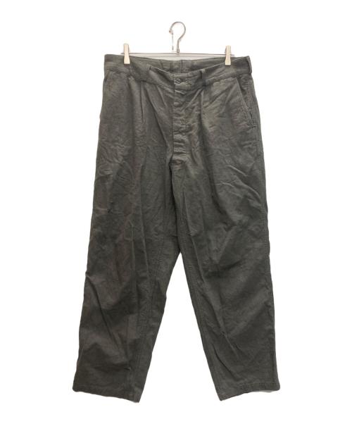 Hombre Nino（オンブレニーニョ）Hombre Nino (オンブレニーニョ) C/L CANVAS PANTS グレー サイズ:Freeの古着・服飾アイテム
