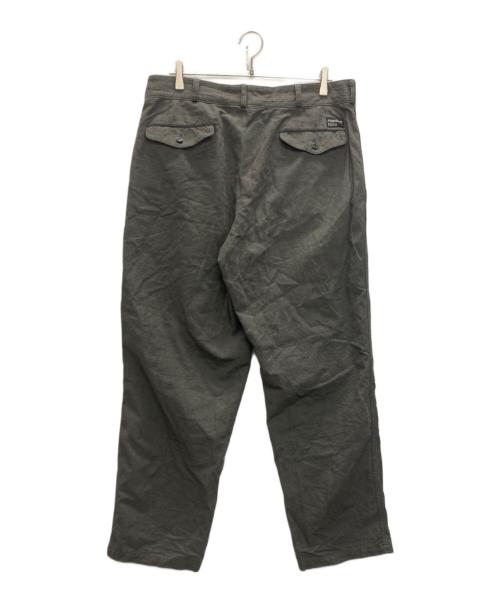 Hombre Nino（オンブレニーニョ）Hombre Nino (オンブレニーニョ) C/L CANVAS PANTS グレー サイズ:Freeの古着・服飾アイテム