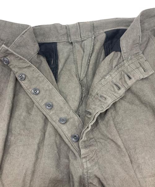 Hombre Nino（オンブレニーニョ）Hombre Nino (オンブレニーニョ) C/L CANVAS PANTS グレー サイズ:Freeの古着・服飾アイテム