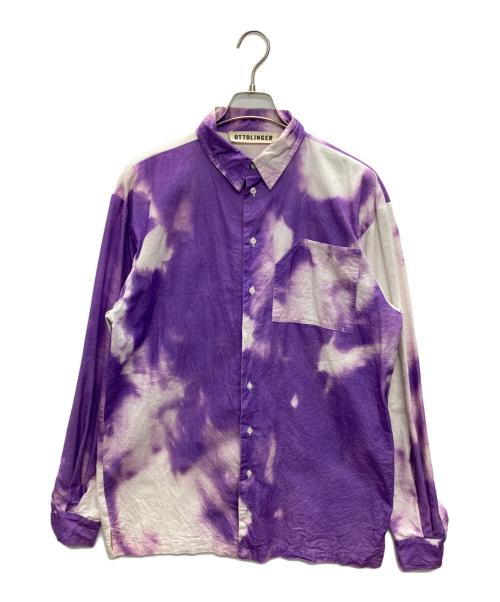 ottolinger（オットリンガー）OTTOLINGER (オットリンガー) タイダイプリントシャツ パープル×ホワイト サイズ:SIZE Mの古着・服飾アイテム