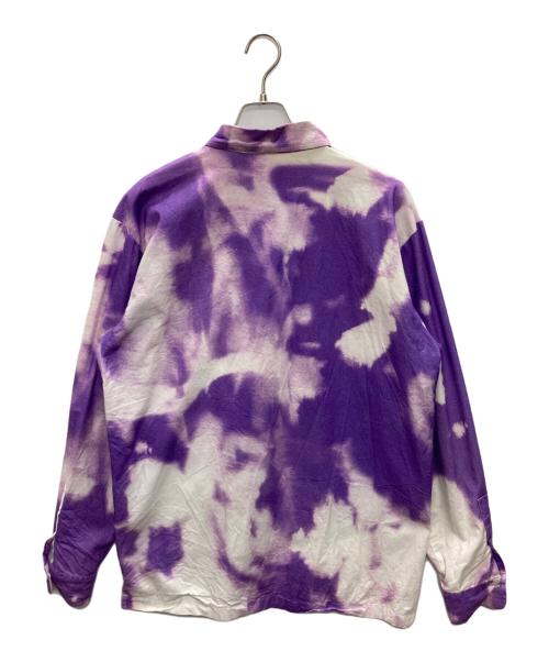 ottolinger（オットリンガー）OTTOLINGER (オットリンガー) タイダイプリントシャツ パープル×ホワイト サイズ:SIZE Mの古着・服飾アイテム