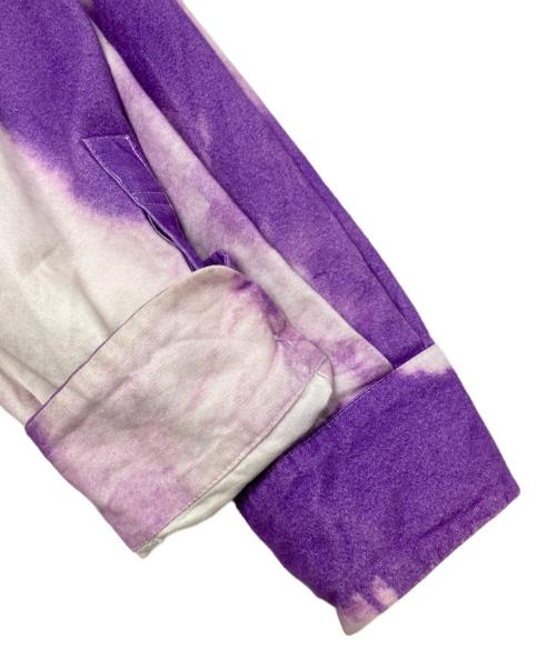 ottolinger（オットリンガー）OTTOLINGER (オットリンガー) タイダイプリントシャツ パープル×ホワイト サイズ:SIZE Mの古着・服飾アイテム