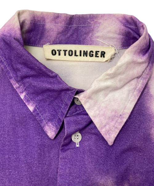 ottolinger（オットリンガー）OTTOLINGER (オットリンガー) タイダイプリントシャツ パープル×ホワイト サイズ:SIZE Mの古着・服飾アイテム