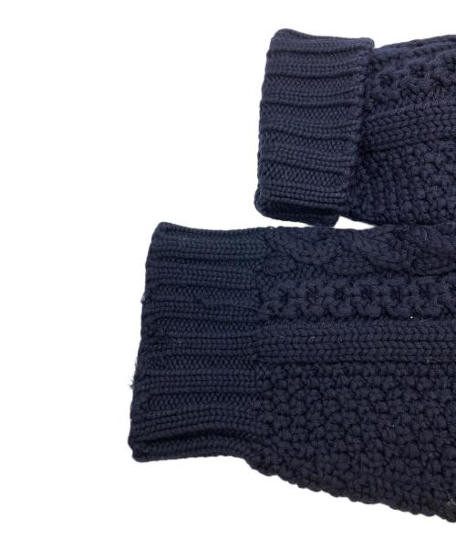 JIL SANDER（ジルサンダー）JIL SANDER (ジルサンダー) ローゲージケーブルニット ネイビー サイズ:SIZE 52の古着・服飾アイテム