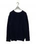 JIL SANDER (ジルサンダー) ローゲージケーブルニット ネイビー サイズ:SIZE 52：15000円