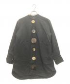 J.W.ANDERSONジェイダブリューアンダーソン）の古着「フロントボタンデザインプルオーバーシャツ」｜ブラック