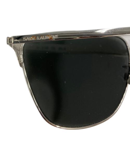 Saint Laurent Paris（サンローランパリ）Saint Laurent Paris (サンローランパリ) ツーブリッジサングラス ブラック×シルバー サイズ:SIZE 59□15-145の古着・服飾アイテム