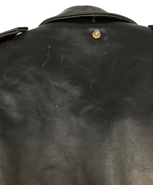 Schott（ショット）Schott (ショット) ダブルライダースジャケット ブラック サイズ:SIZE 32の古着・服飾アイテム