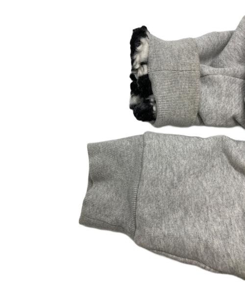 Denim Tears（デニムティアーズ）Denim Tears (デニムティアーズ) 裏地ボアジップパーカー グレー サイズ:SIZE Sの古着・服飾アイテム