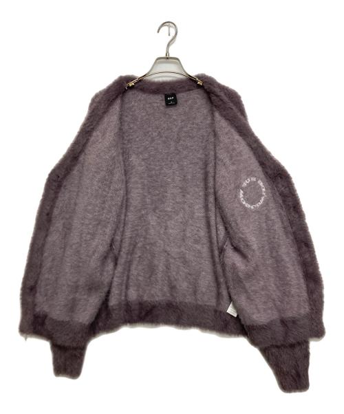 HUF（ハフ）HUF (ハフ) HARD NOTE CARDIGAN パープル サイズ:SIZE Mの古着・服飾アイテム