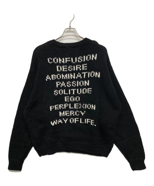 WTAPS（ダブルタップス）WTAPS (ダブルタップス) INGREDIENT SWEATER ブラック サイズ:SIZE 03の古着・服飾アイテム