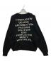 WTAPS (ダブルタップス) INGREDIENT SWEATER ブラック サイズ:SIZE 03：20000円