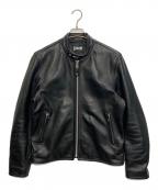 Schott×CHALLENGERショット×チャレンジャー）の古着「70s SINGLE RIDERS」｜ブラック