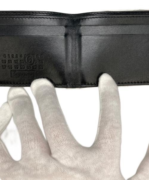 SUPREME（シュプリーム）SUPREME (シュプリーム) MM6 Maison Margiela (エムエムシックス メゾンマルジェラ) Receipt Wallet ブラック×ホワイトの古着・服飾アイテム