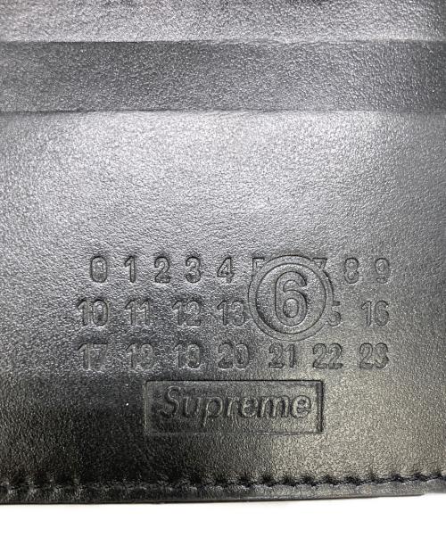 SUPREME（シュプリーム）SUPREME (シュプリーム) MM6 Maison Margiela (エムエムシックス メゾンマルジェラ) Receipt Wallet ブラック×ホワイトの古着・服飾アイテム