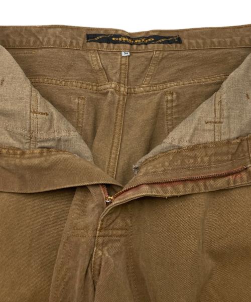 MARITHE+FRANCOIS GIRBAUD（マリテフランソワジルボー）MARITHE+FRANCOIS GIRBAUD (マリテフランソワジルボー) デニムパンツ ブラウン サイズ:SIZE 34の古着・服飾アイテム