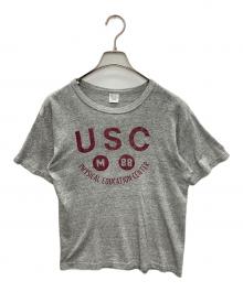 Champion（チャンピオン）の古着「80's プリントTシャツ」｜グレー