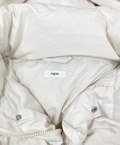 PaDD（パッド）PaDD (パッド) ダウンジャケット ホワイト サイズ:SIZE　Lの古着・服飾アイテム