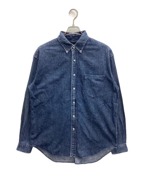 leno（リノ）leno (リノ) BUTTON DOWN SHIRT DENIM インディゴ サイズ:SIZE 2の古着・服飾アイテム