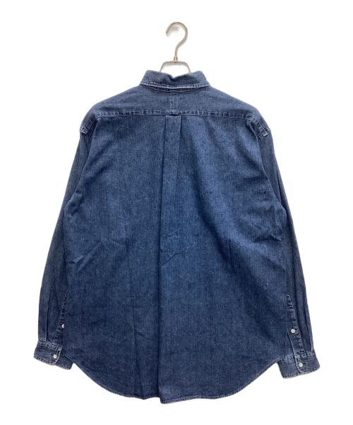 leno（リノ）leno (リノ) BUTTON DOWN SHIRT DENIM インディゴ サイズ:SIZE 2の古着・服飾アイテム