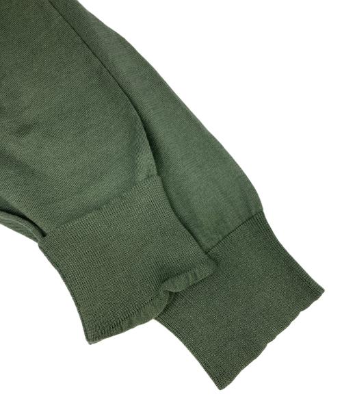 cash & barba（キャッシュアンドバルバ）cash & barba (キャッシュアンドバルバ) シーアイランドコットン ニット グリーン(SAGE) サイズ:SIZE 2の古着・服飾アイテム