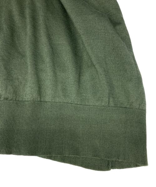 cash & barba（キャッシュアンドバルバ）cash & barba (キャッシュアンドバルバ) シーアイランドコットン ニット グリーン(SAGE) サイズ:SIZE 2の古着・服飾アイテム