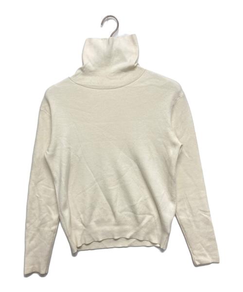 CABAN（キャバン）CABaN (キャバン) コットンカシミヤ タートルネックプルオーバー アイボリー サイズ:SIZE Sの古着・服飾アイテム