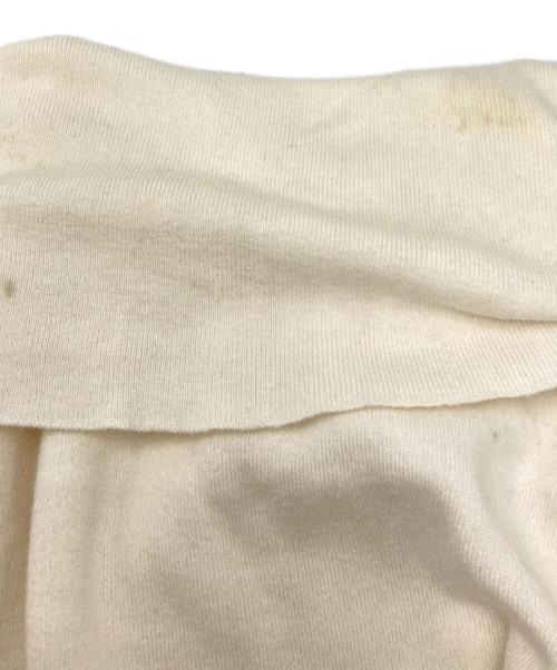 CABAN（キャバン）CABaN (キャバン) コットンカシミヤ タートルネックプルオーバー アイボリー サイズ:SIZE Sの古着・服飾アイテム