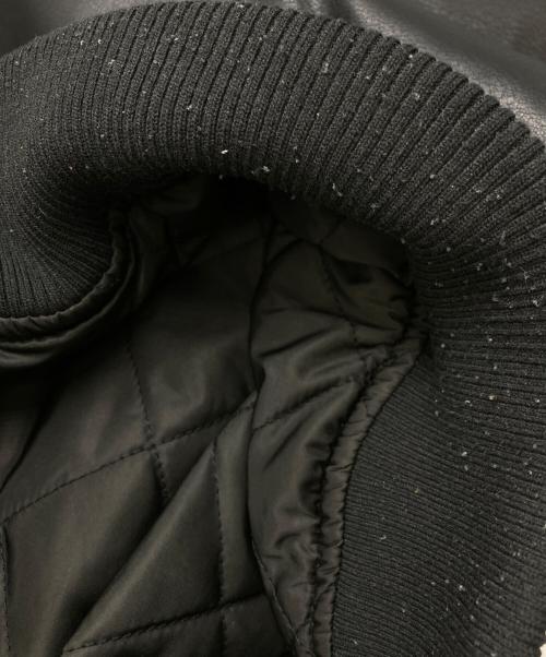 FUBU（フブ）FUBU (フブ) ECO LEATHER BLOUSON ブラック サイズ:SIZE　Lの古着・服飾アイテム