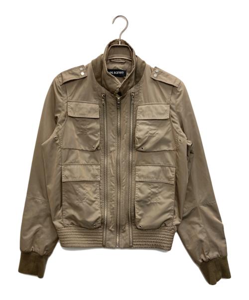 NEIL BARRETT（ニールバレット）NEIL BARRETT (ニールバレット) デザインジップ ブルゾン ベージュ サイズ:SIZE XSの古着・服飾アイテム
