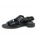 foot the coacher (フットザコーチャー) SS BELT SANDAL ブラック サイズ:SIZE 7 1/2：10000円