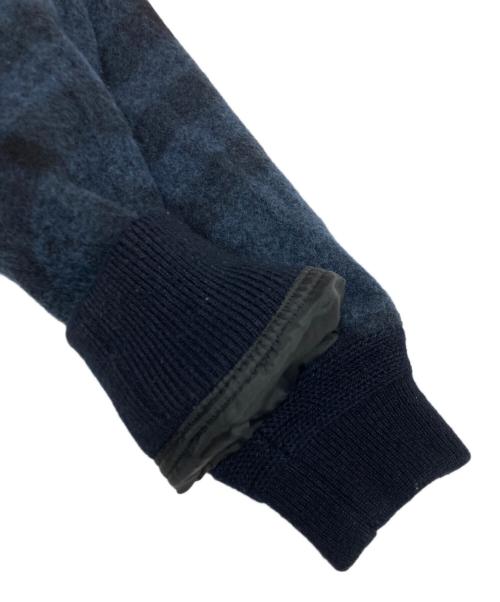 BURBERRY BRIT（バーバリーブリット）BURBERRY BRIT (バーバリーブリット) チェックウールジャケット ブルー サイズ:SIZE Mの古着・服飾アイテム