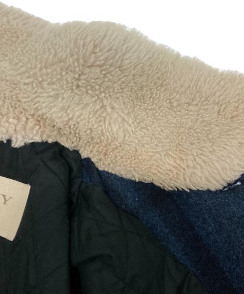 BURBERRY BRIT（バーバリーブリット）BURBERRY BRIT (バーバリーブリット) チェックウールジャケット ブルー サイズ:SIZE Mの古着・服飾アイテム