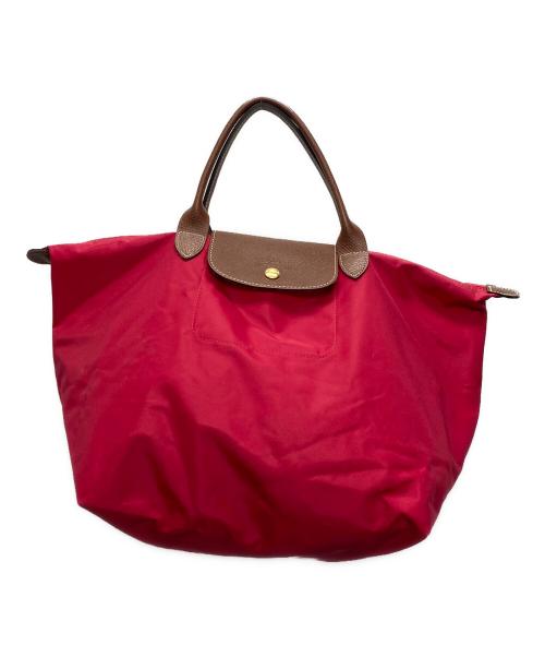 LONGCHAMP（ロンシャン）LONGCHAMP (ロンシャン) ル・プリアージュトートバッグ レッド サイズ:不明の古着・服飾アイテム