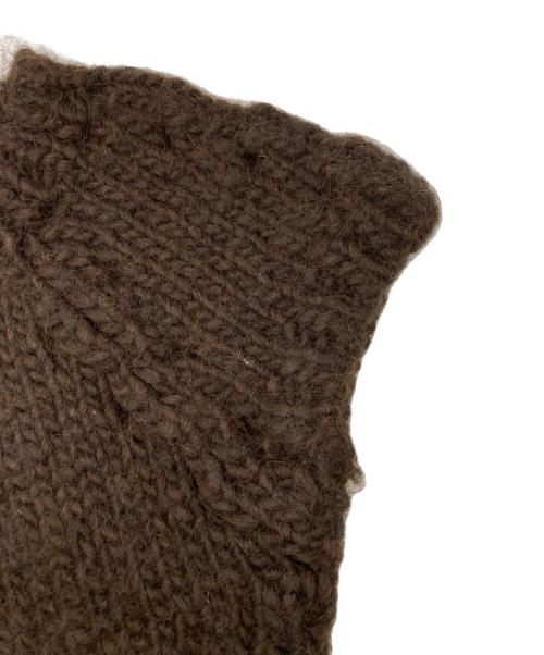 tricot COMME des GARCONS（トリココムデギャルソン）tricot COMME des GARCONS (トリココムデギャルソン) ウールニットベスト ブラウン サイズ:SIZE FREEの古着・服飾アイテム