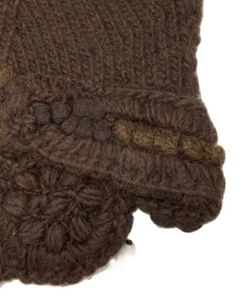 tricot COMME des GARCONS（トリココムデギャルソン）tricot COMME des GARCONS (トリココムデギャルソン) ウールニットベスト ブラウン サイズ:SIZE FREEの古着・服飾アイテム