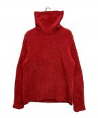C.P COMPANYシーピーカンパニー）の古着「タートルネックニット」｜レッド