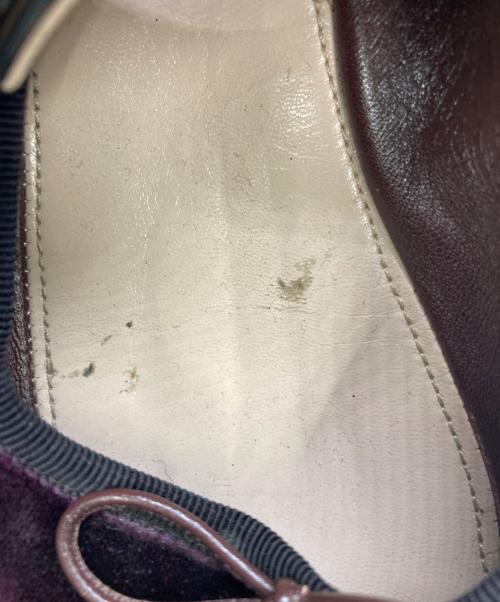 MIU MIU（ミュウミュウ）MIU MIU (ミュウミュウ) ジュートソールストラップパンプス パープル サイズ:37 1/2の古着・服飾アイテム