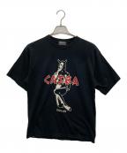 Hysteric Glamour×CORNER SHOP by CASBAヒステリックグラマー×）の古着「コラボプリントTシャツ」｜ブラック