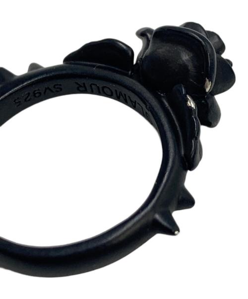 Hysteric Glamour（ヒステリックグラマー）Hysteric Glamour (ヒステリックグラマー) ROSE RING ブラック サイズ:SIZE 8.5号の古着・服飾アイテム