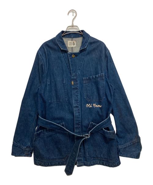 OLD CROW（オールドクロウ）OLD CROW (オールドクロウ) SPEED SHOP COAT インディゴ サイズ:SIZE Lの古着・服飾アイテム